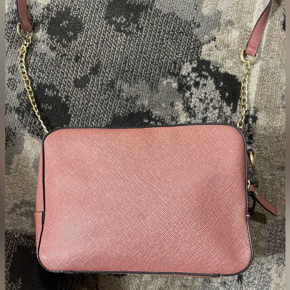 Pink target shoulder bag/purse